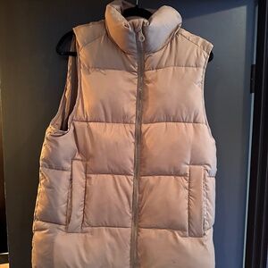 Girlfriend collective puffer vest